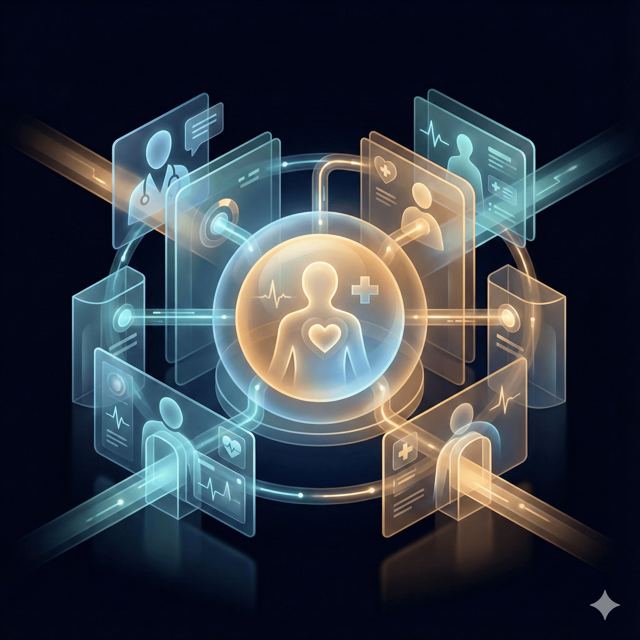 Healthcare technology illustration