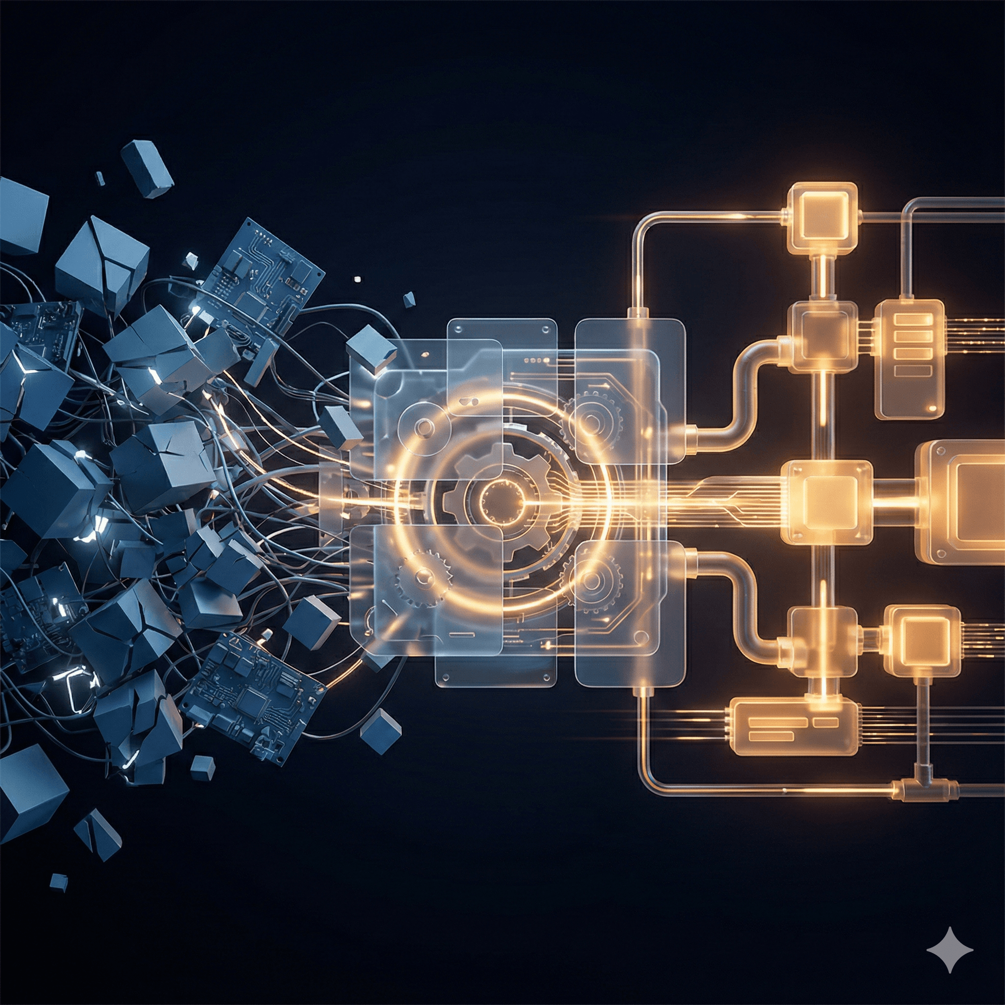 Selected work showcase illustration